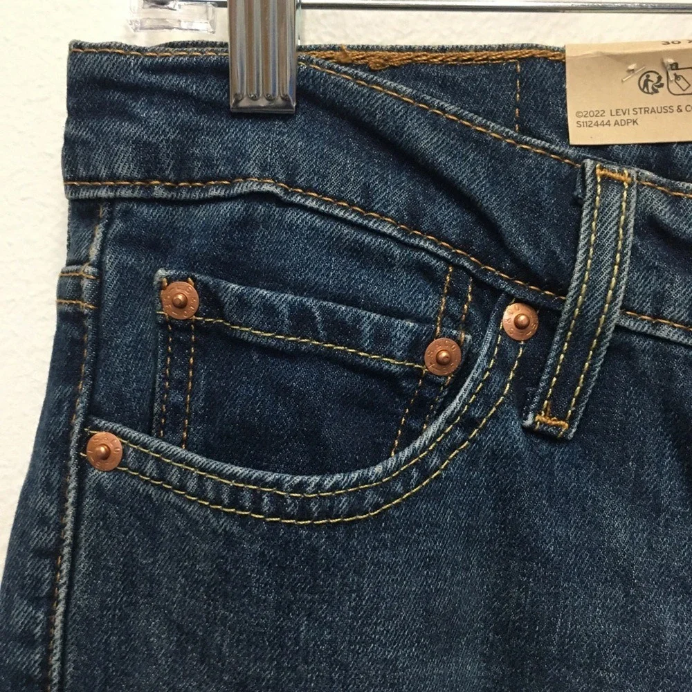 Levi's 511 Slim Stretch Denim Jeans 30x32 Blue Casual Classic Minimalist